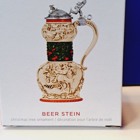 BEER STEIN - 2023 Hallmark Keepsake Christmas Tree Ornament - NEW - Picture 2 of 11